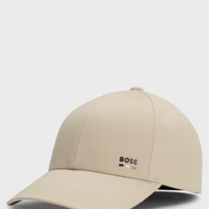 Casquette en sergé de coton avec logo