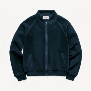 Soft touch casual blue jacket
