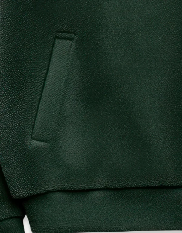Soft touch casual green jacket - Image 4