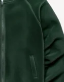 Soft touch casual green jacket